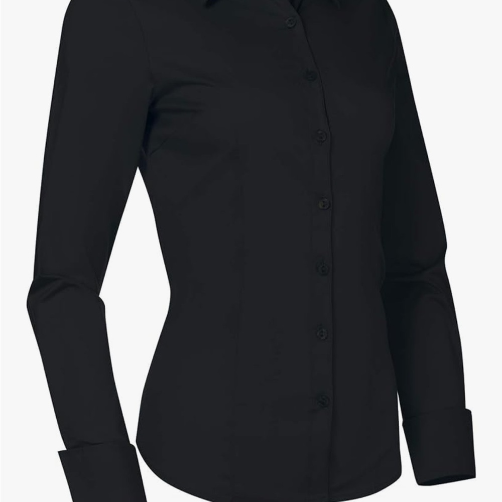 ‼️TWO‼️Women’s Black Button-Down Shirts
